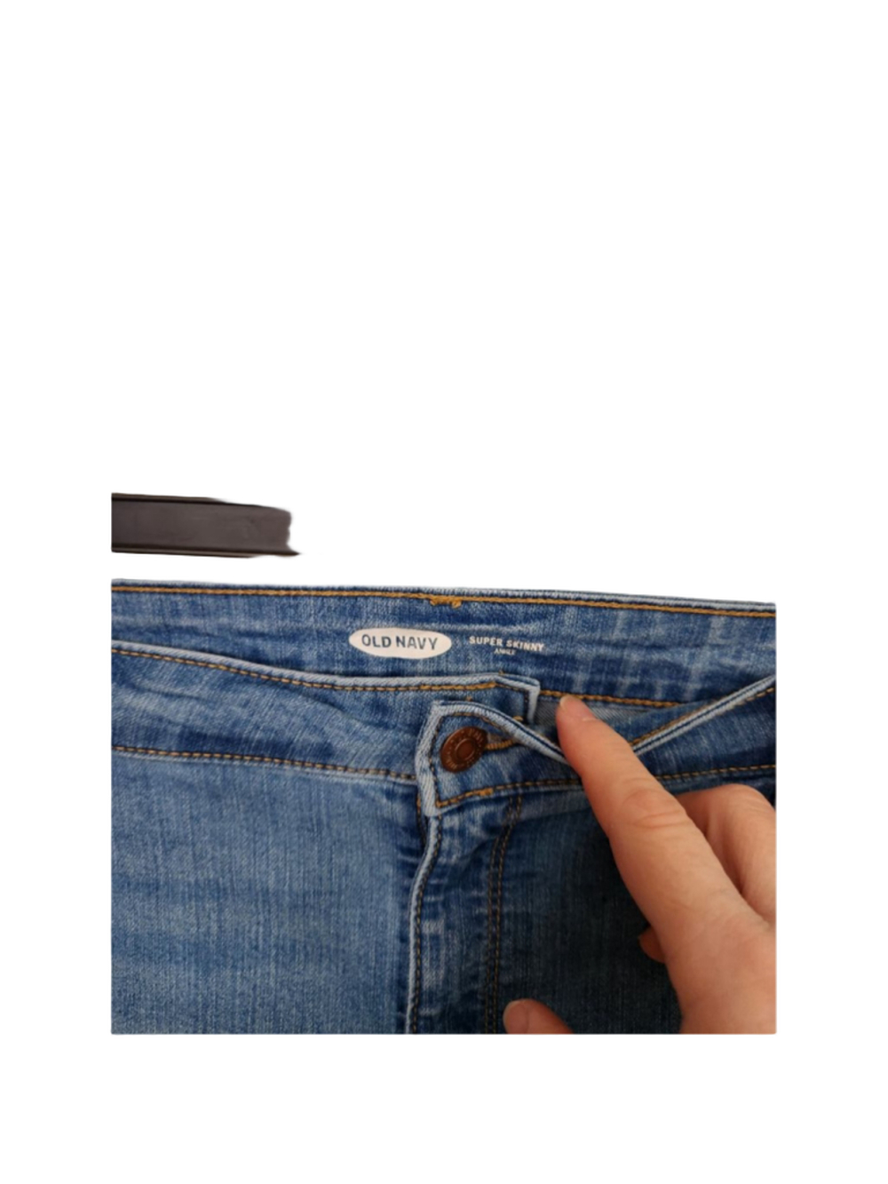 Old Navy Jeans Size 16 short Blue Super Skinny - Picture 2 of 3